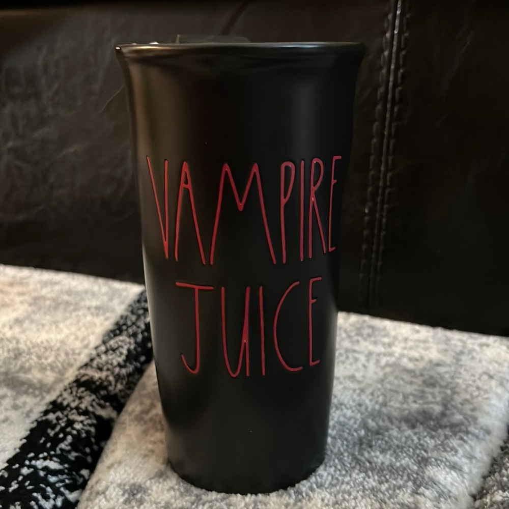 Brand New Rae Dunn Vampire Juice Halloween Tumbler